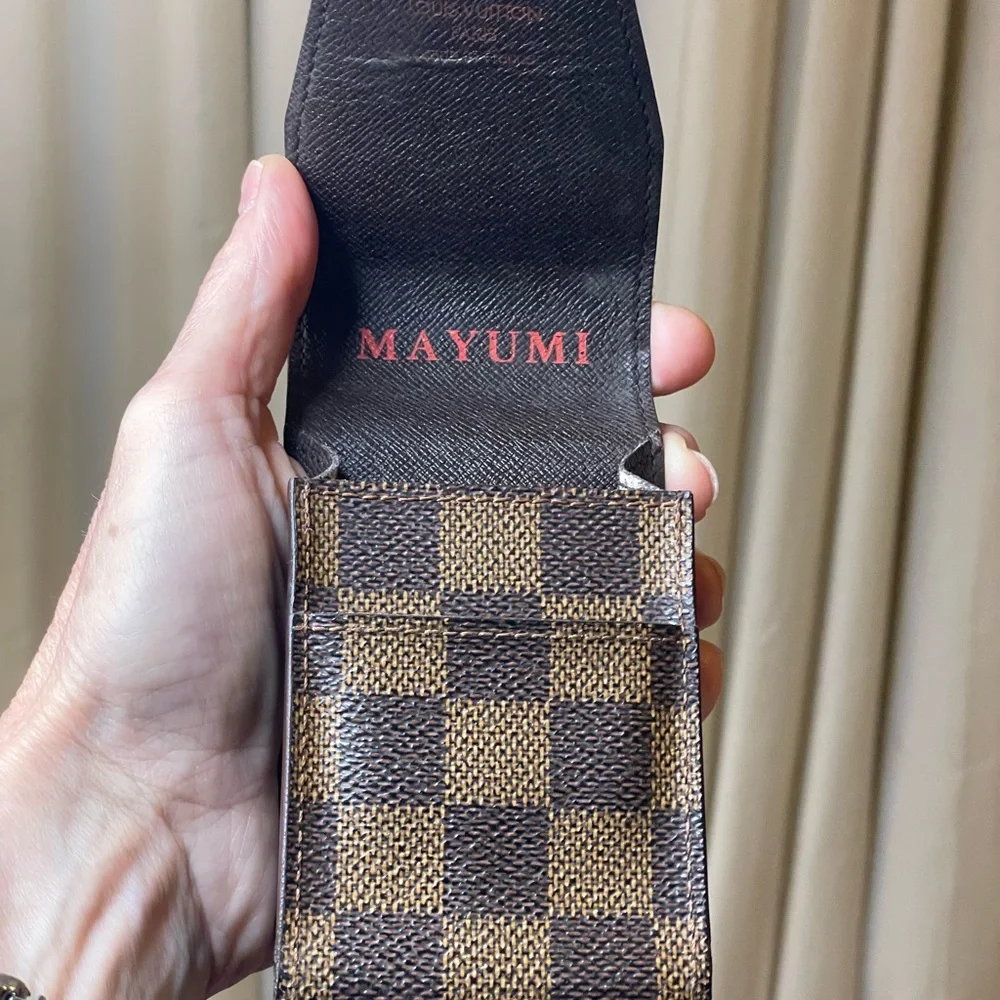 Louis Vuitton Damier Ebene cigarette Case PRELOVED by Mayumi